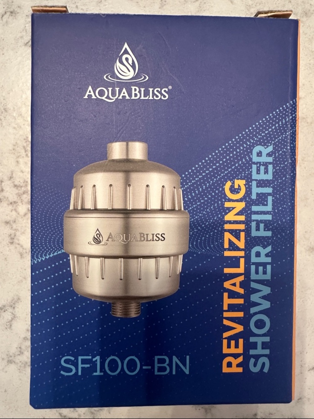 Aquabliss Brushed Nickel Revitalizing Shower Filter - SF100-BN